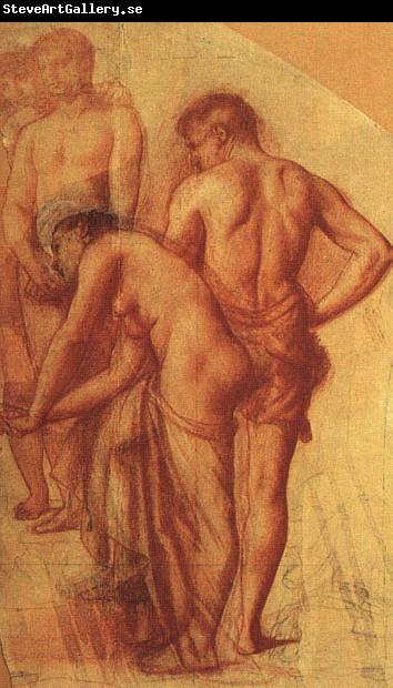 Chevannes, Pierre Puvis de Study of Four Figures for Repose